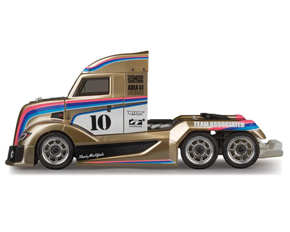 Team Associated RC10 American Custom 6x6 1/10 Electric On-Road Semi-Truck Kit (Metallic Gold Edition) - 30143
