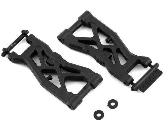 92328 FT RC10B74.2 Front Suspension Arms, Gull Wing, Carbon