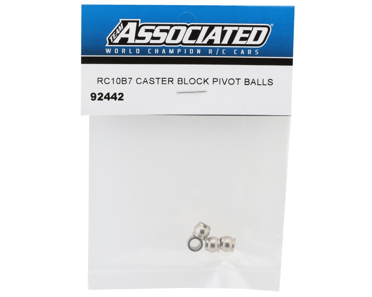 92442 Team Associated RC10B7 Caster Block Pivot Balls