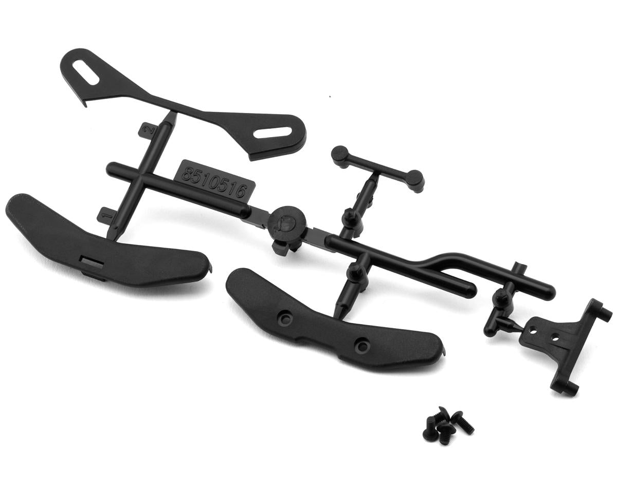 92487 TA RC10B7 Shock Tower Cover & Upper Wing Mount Set