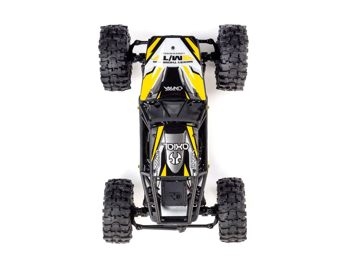 AXI-1750T2 Axial UTB18 Capra 4WS 1/18 RTR 4WD Unlimited Trail Buggy (Yellow) w/2.4GHz Radio, Battery & Charger