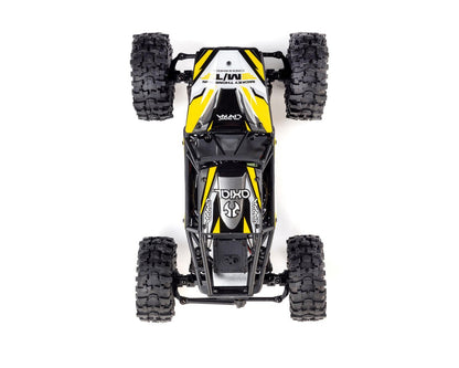 AXI-1750T2 Axial UTB18 Capra 4WS 1/18 RTR 4WD Unlimited Trail Buggy (Yellow) w/2.4GHz Radio, Battery & Charger