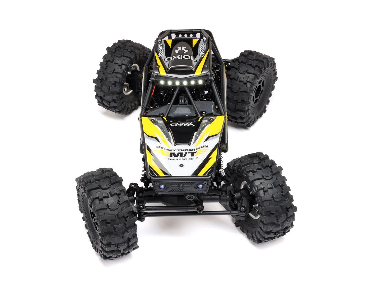 AXI-1750T2 Axial UTB18 Capra 4WS 1/18 RTR 4WD Unlimited Trail Buggy (Yellow) w/2.4GHz Radio, Battery & Charger