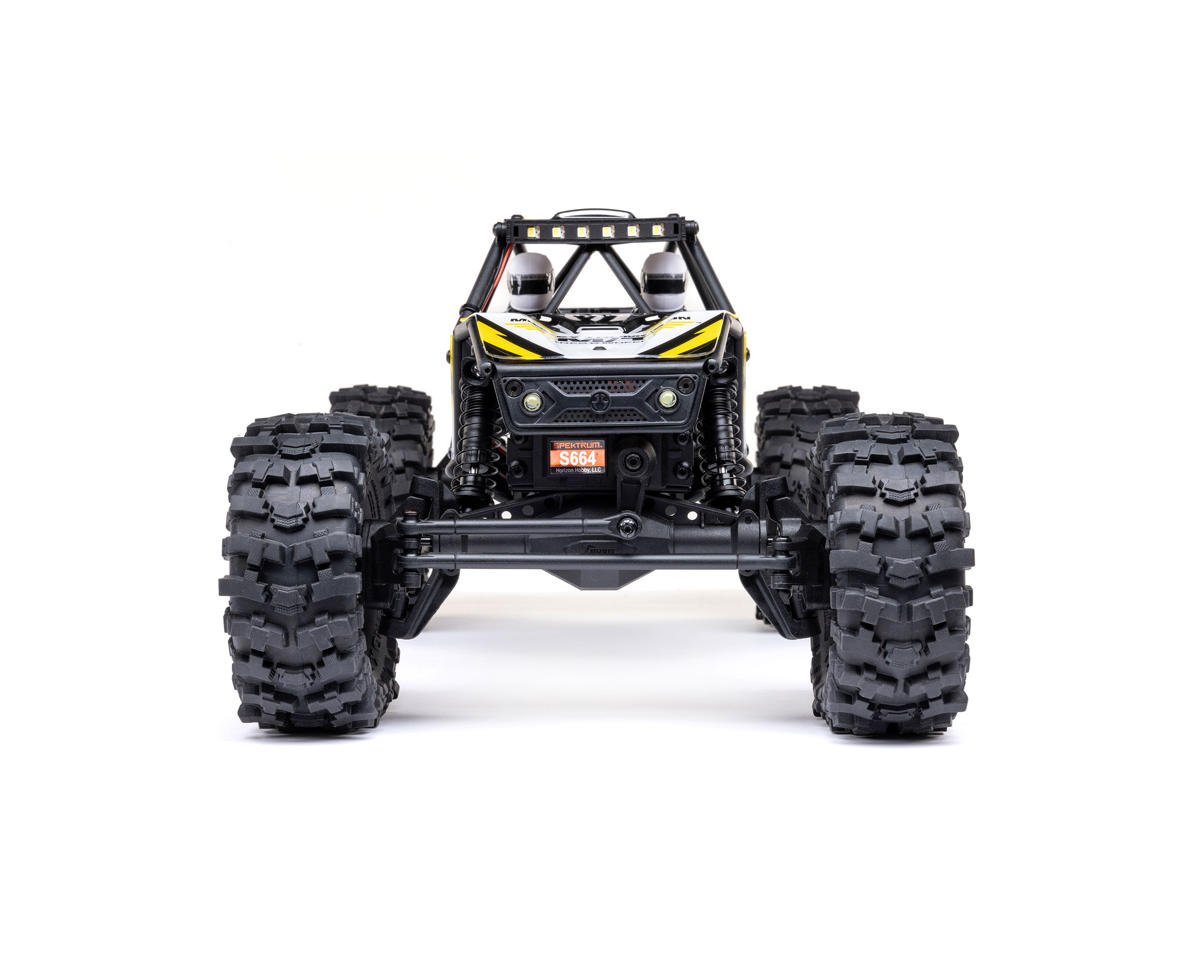 AXI-1750T2 Axial UTB18 Capra 4WS 1/18 RTR 4WD Unlimited Trail Buggy (Yellow) w/2.4GHz Radio, Battery & Charger