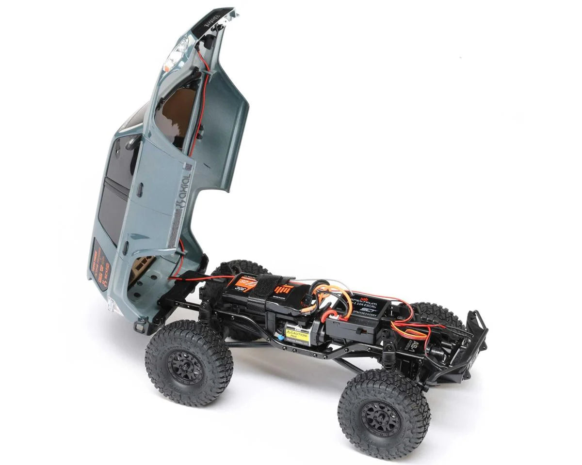 AXI-2035T2 Axial SCX24 Toyota 4Runner 1/24 4WD RTR Scale Mini Crawler (Grey) w/2.4GHz Radio, Battery & Charger