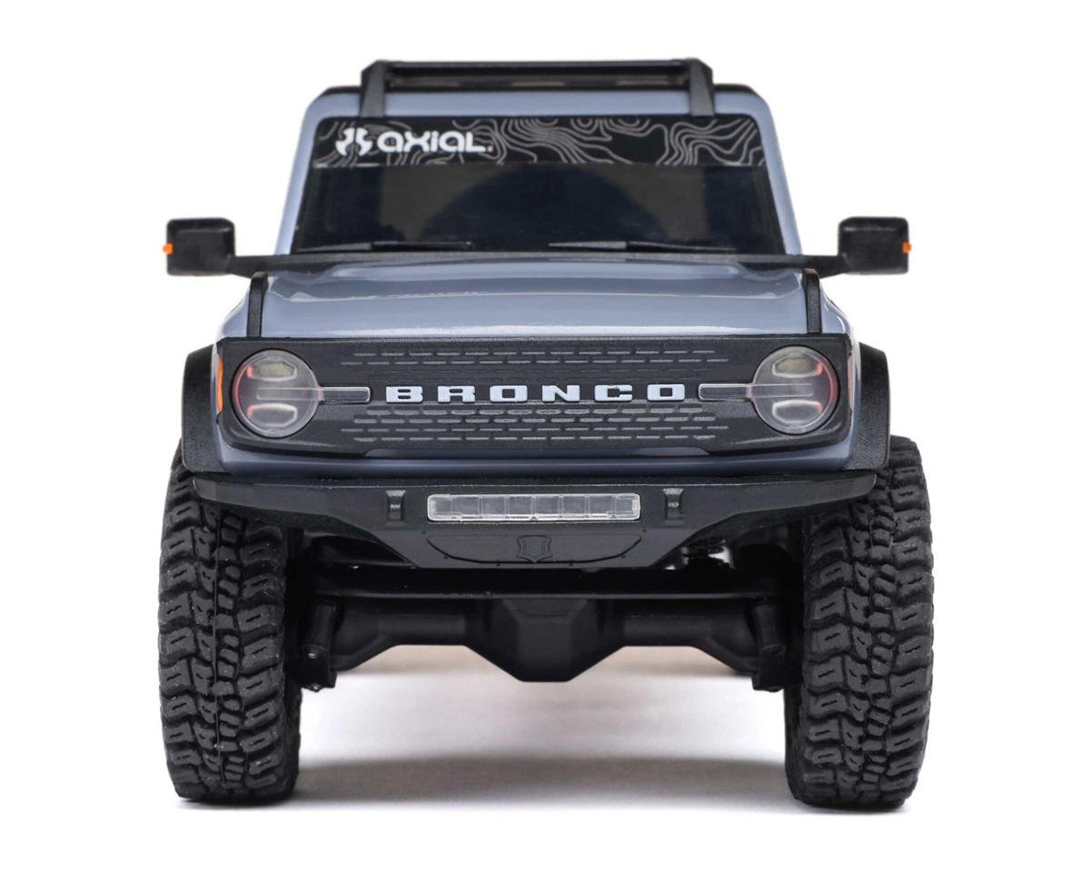 Axial SCX30 Ford Bronco 1/30 4WD RTR Scale Mini Crawler w/2.4GHz Radio, Battery & Charger (Gray) - AXI-2048T2