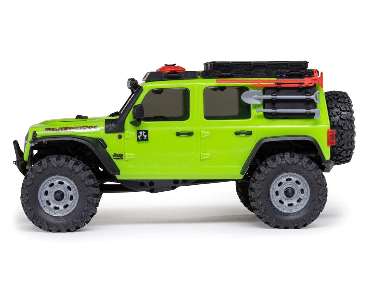Axial SCX30 Jeep Wrangler JLU 1/30 4WD RTR Scale Mini Crawler w/2.4GHz Radio, Battery & Charger (Green) - AXI-2261T1