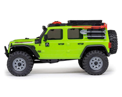 Axial SCX30 Jeep Wrangler JLU 1/30 4WD RTR Scale Mini Crawler w/2.4GHz Radio, Battery & Charger (Green) - AXI-2261T1