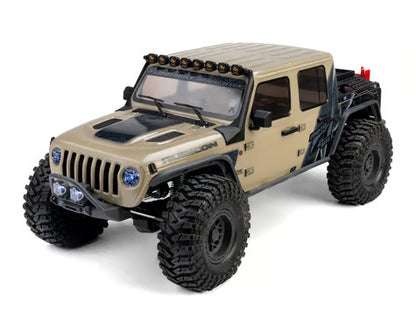 Axial SCX10 III Jeep JT Gladiator 1/10 RTR 4WD Electric Trail Rock Crawler (Tan) w/2.4GHz Radio - AXI-2443T1