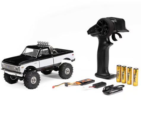 Axial SCX24 1971 Chevrolet C10 1/24 4WD RTR Scale Mini Crawler (Black) w/2.4GHz Transmitter - AXI-3408T1