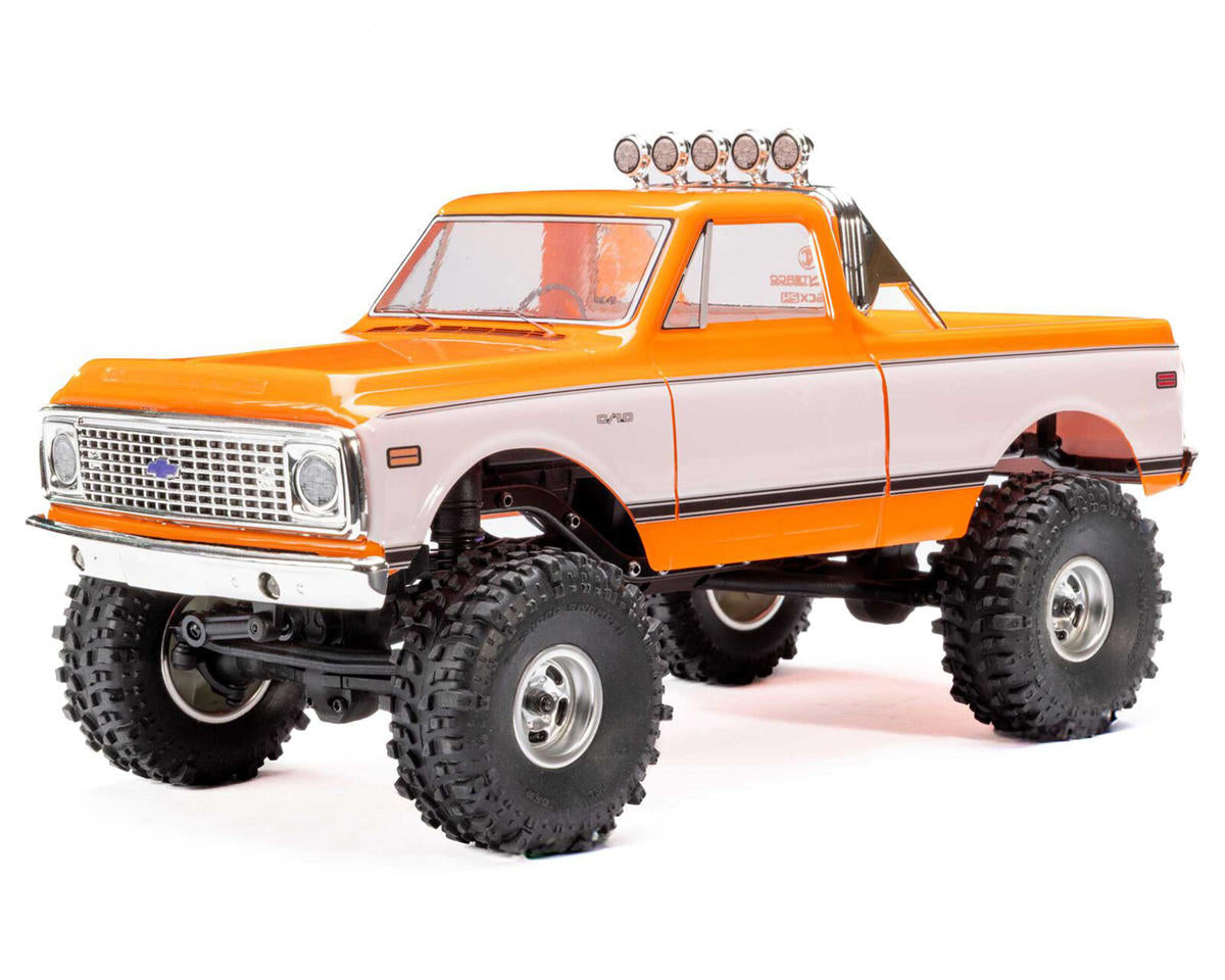 Axial SCX24 1971 Chevrolet C10 1/24 4WD RTR Scale Mini Crawler (Orange) w/2.4GHz Transmitter - AXI-34082T2