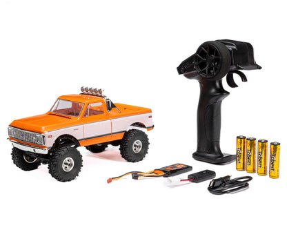 Axial SCX24 1971 Chevrolet C10 1/24 4WD RTR Scale Mini Crawler (Orange) w/2.4GHz Transmitter - AXI-34082T2