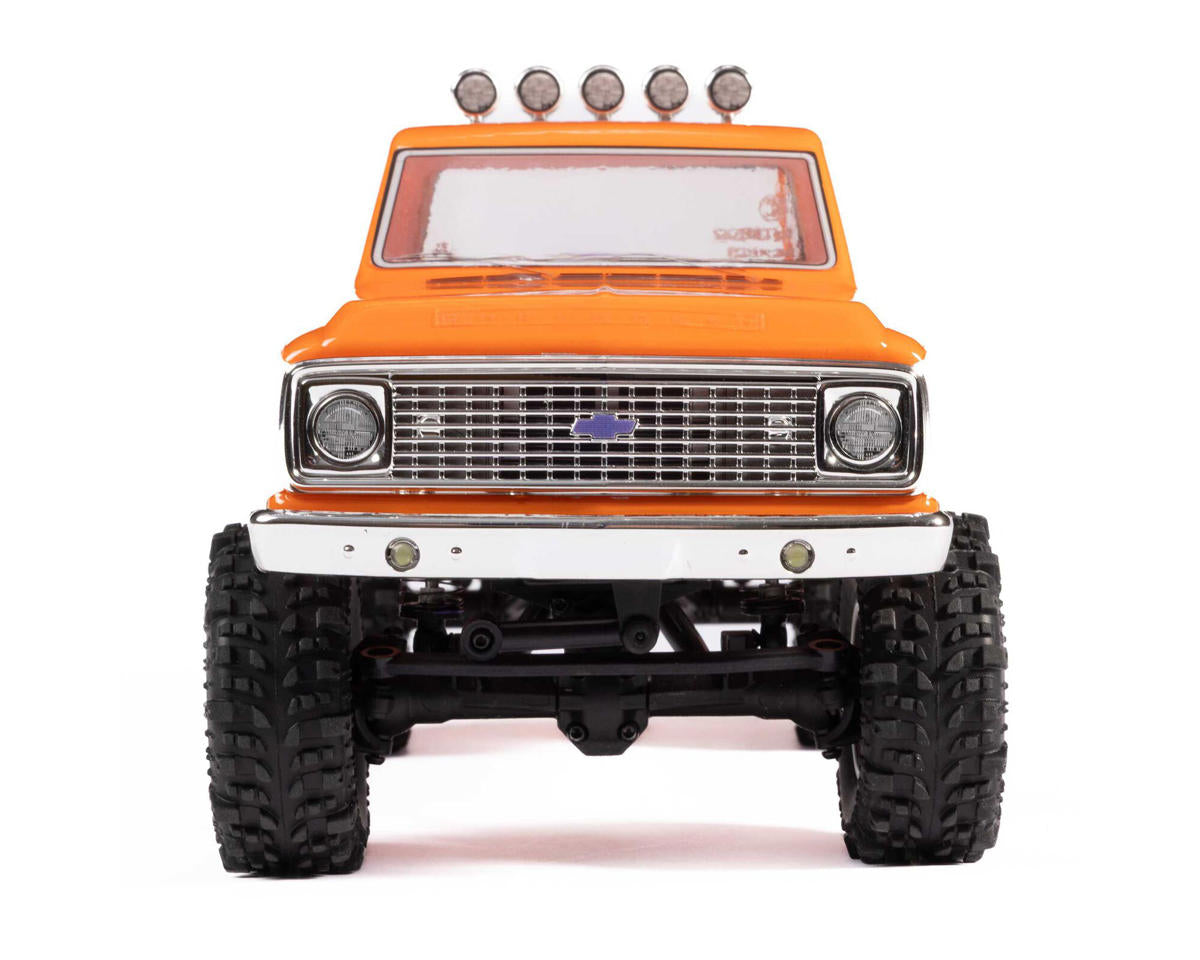 Axial SCX24 1971 Chevrolet C10 1/24 4WD RTR Scale Mini Crawler (Orange) w/2.4GHz Transmitter - AXI-34082T2
