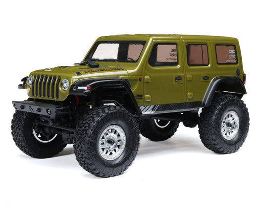 AXI00002V3T4 Axial 1/24 4WD SCX24 2019 Jeep Wrangler RTR Green