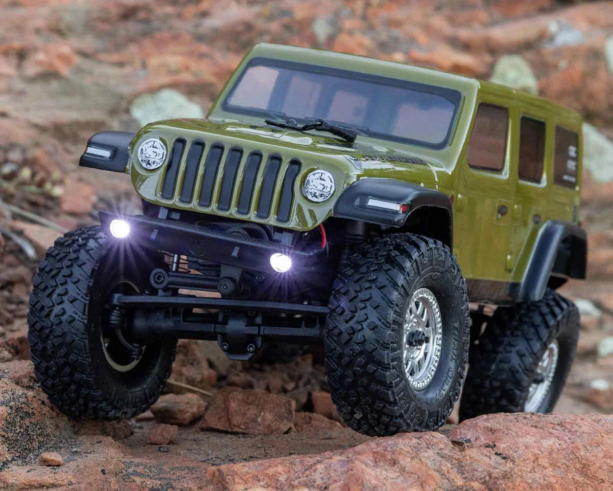 AXI00002V3T4 Axial 1/24 4WD SCX24 2019 Jeep Wrangler RTR Green