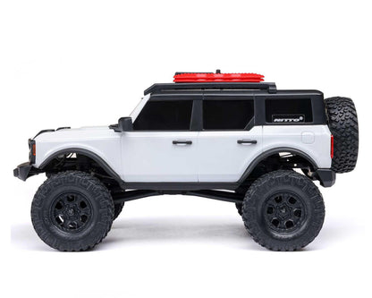 Axial SCX24 Ford Bronco Hard Body 1/24 4WD RTR Scale Mini Crawler (White) w/2.4GHz Radio, Battery & Charger - AXI00006V2T4