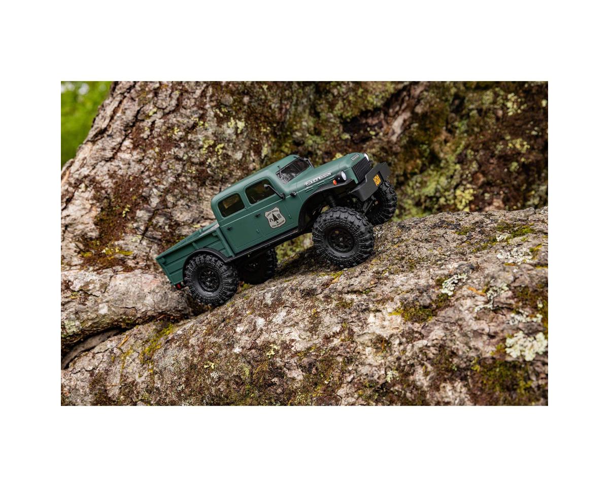 AXI00007T2 Axial SCX24 40's 4 Door Dodge Power Wagon 1/24 4WD RTR Scale Mini Crawler (Green) w/2.4GHz Radio