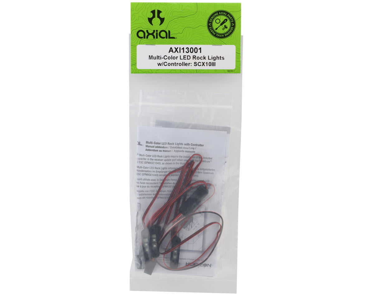 Axial Multi-Color LED Rock Lights with Controller: SCX10 III
 - AXI13001