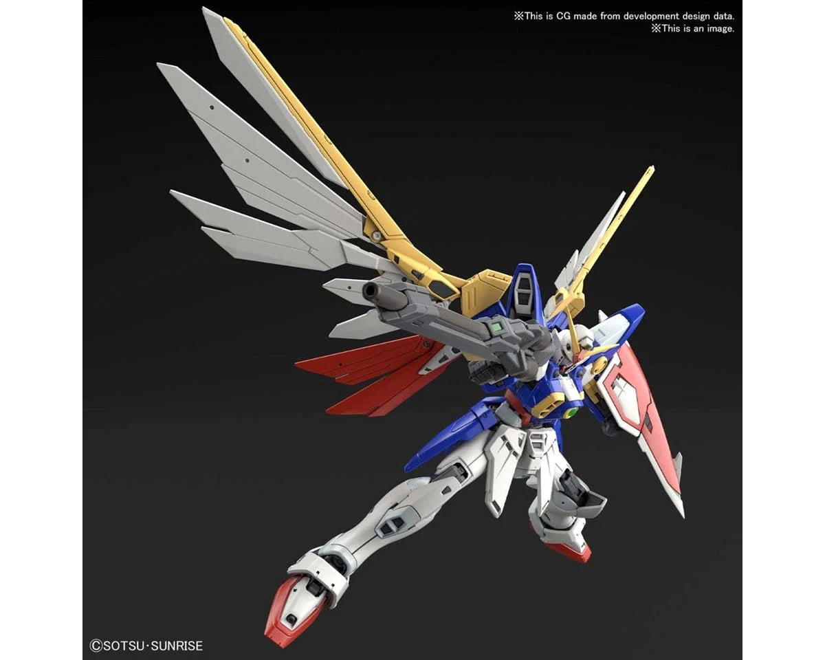 Bandai 1/144 RG Wing Gundam "Mobile Suit Gundam Wing" Plastic Model Kit - BAS2558575
