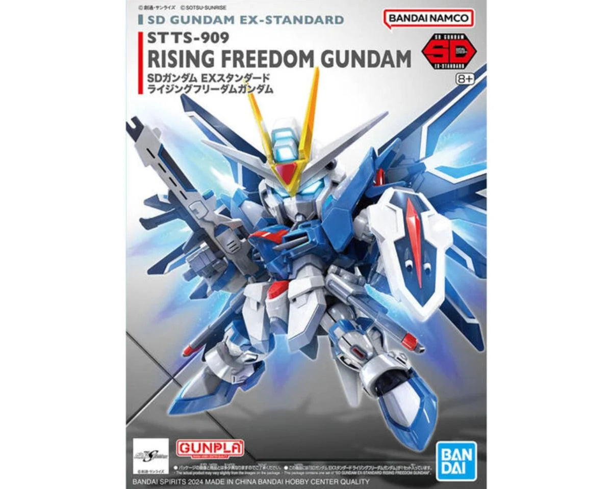 Bandai SD EX-Standard #20 Rising Freedom Gundam "Gundam SEED Freedom" Plastic Model Kit - BAS2687867