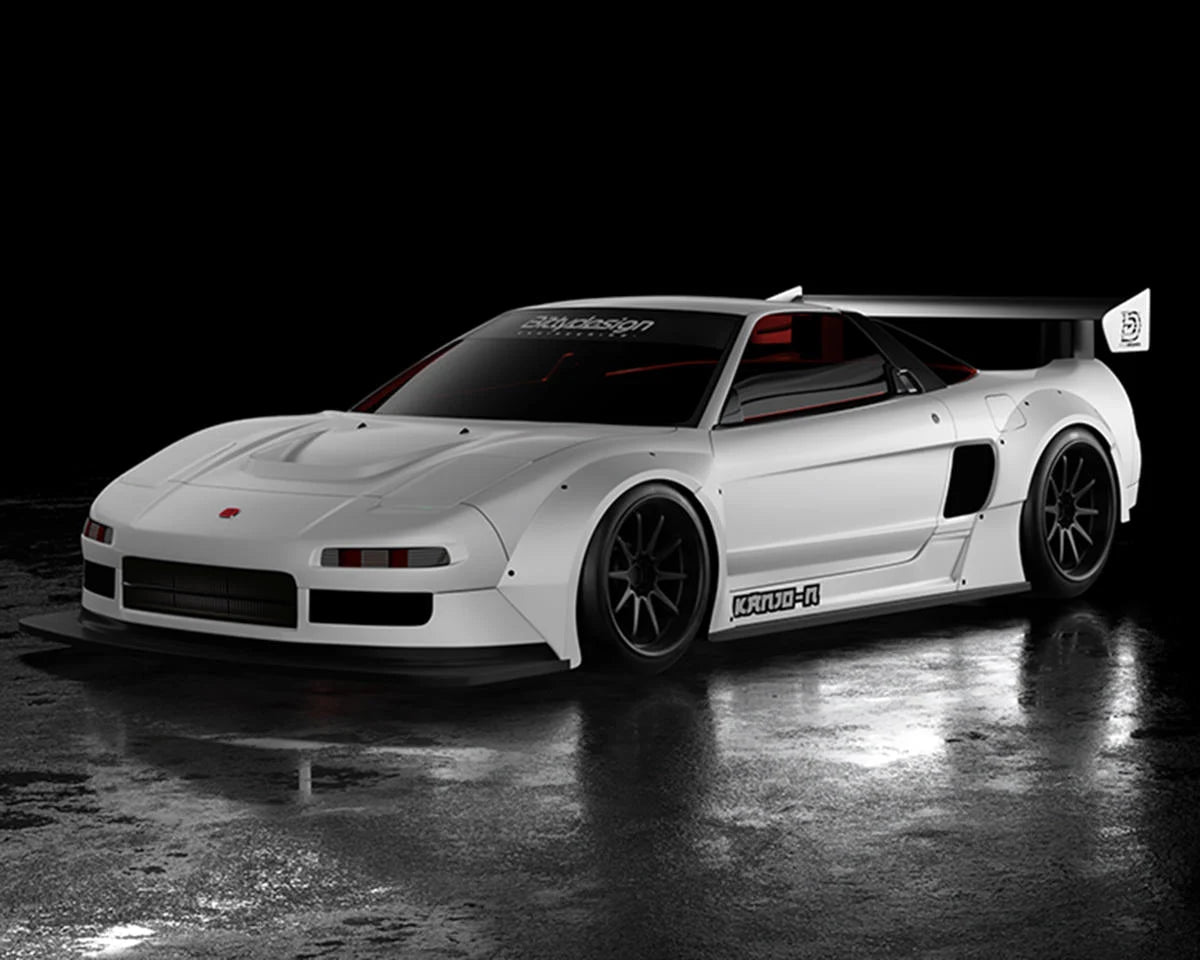 Bittydesign 1/28 KANJO-N Micro On-Road TC Polycarbonate Body (Clear) - BDYBDMZ-KJN