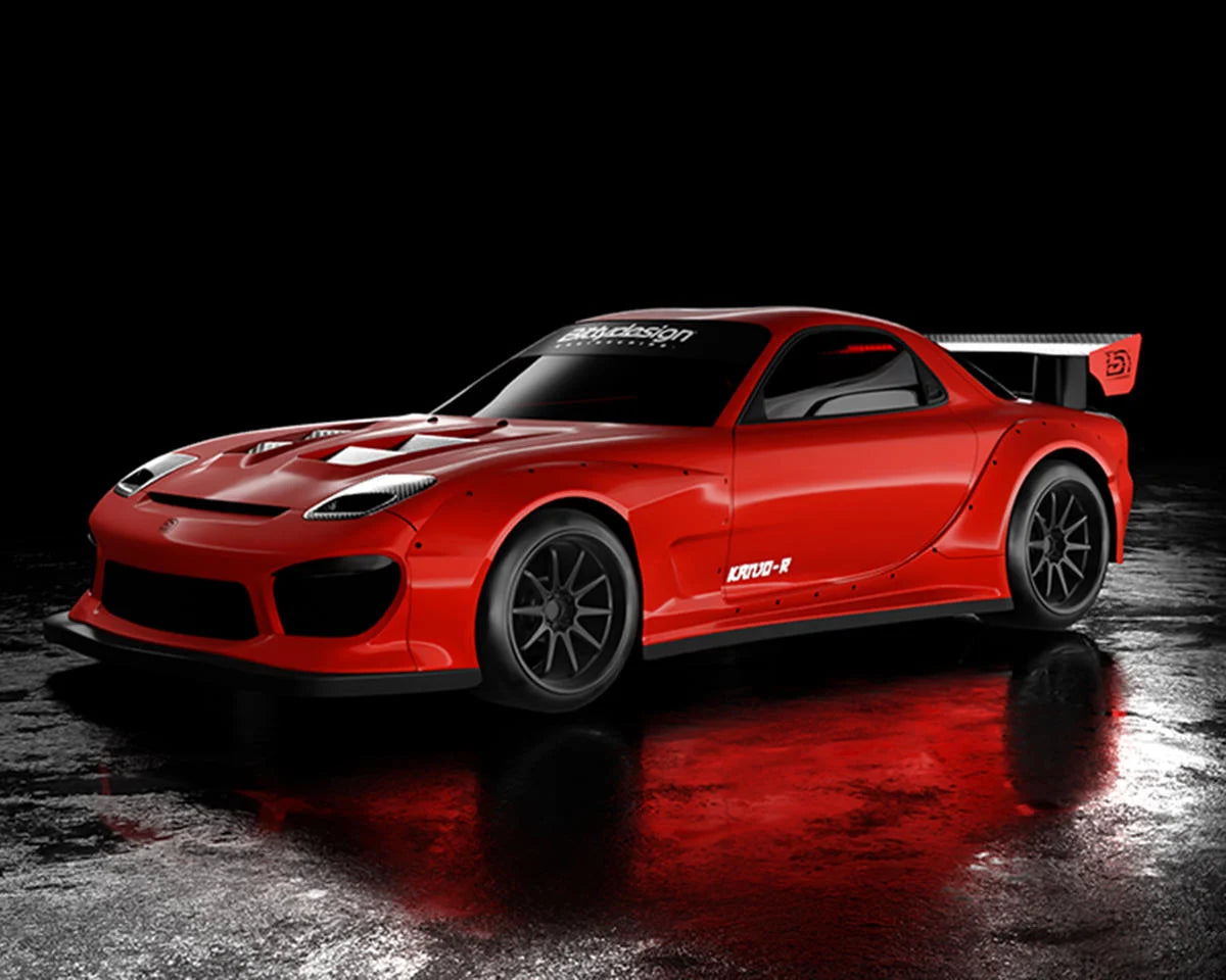 Bittydesign 1/28 KANJO-R Micro On-Road TC Polycarbonate Body (Clear) - BDYBDMZ-KJR