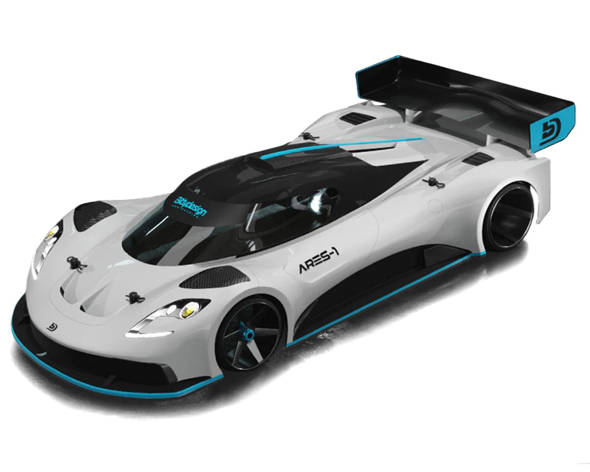 Bittydesign ARES-1 GT12 1/12 On-Road Body (Clear) - BDGT12-AS1