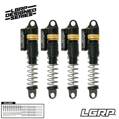 KINETIX Series Premium Oil-Filled Shocks (Black)-  LGKS001