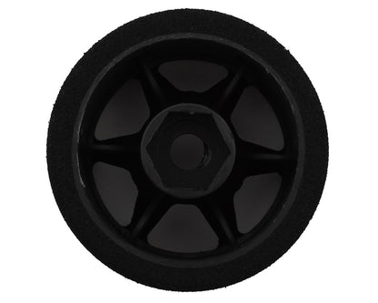 Contact LMP12 1/12 Pre-Mounted "T Foam" Rear Tires (Black) (46mm) (2) (35 Shore) w/12mm Hex Wheels - JT3-35RT