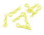 CR063 - Small Body Clip 1/10 - Fluorescent Yellow (8)