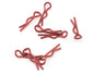 CR067 - Small Body Clip 1/10 - Metallic Red (8)