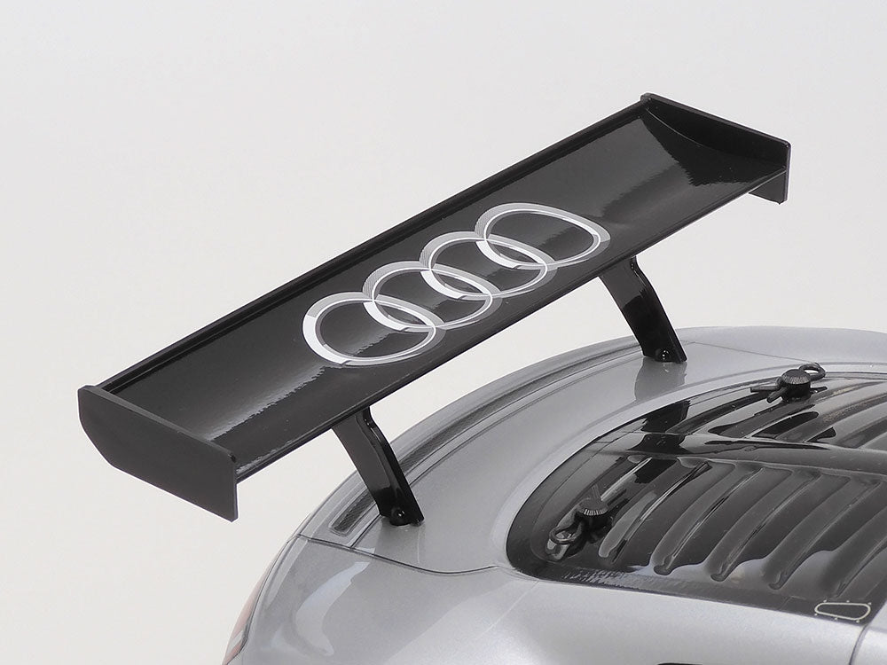 Tamiya TT-02 2008 Audi R8 LMS 1/10 4WD Electric Touring Car Kit w/Pre-Painted Body (Limited Edition) (Silver) - TAM47517