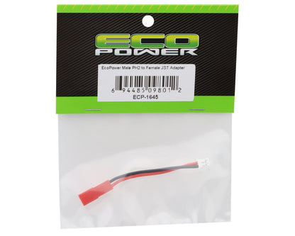 EcoPower PH2 to JST Battery Adapter (Male PH2/Female JST) - ECP-1645