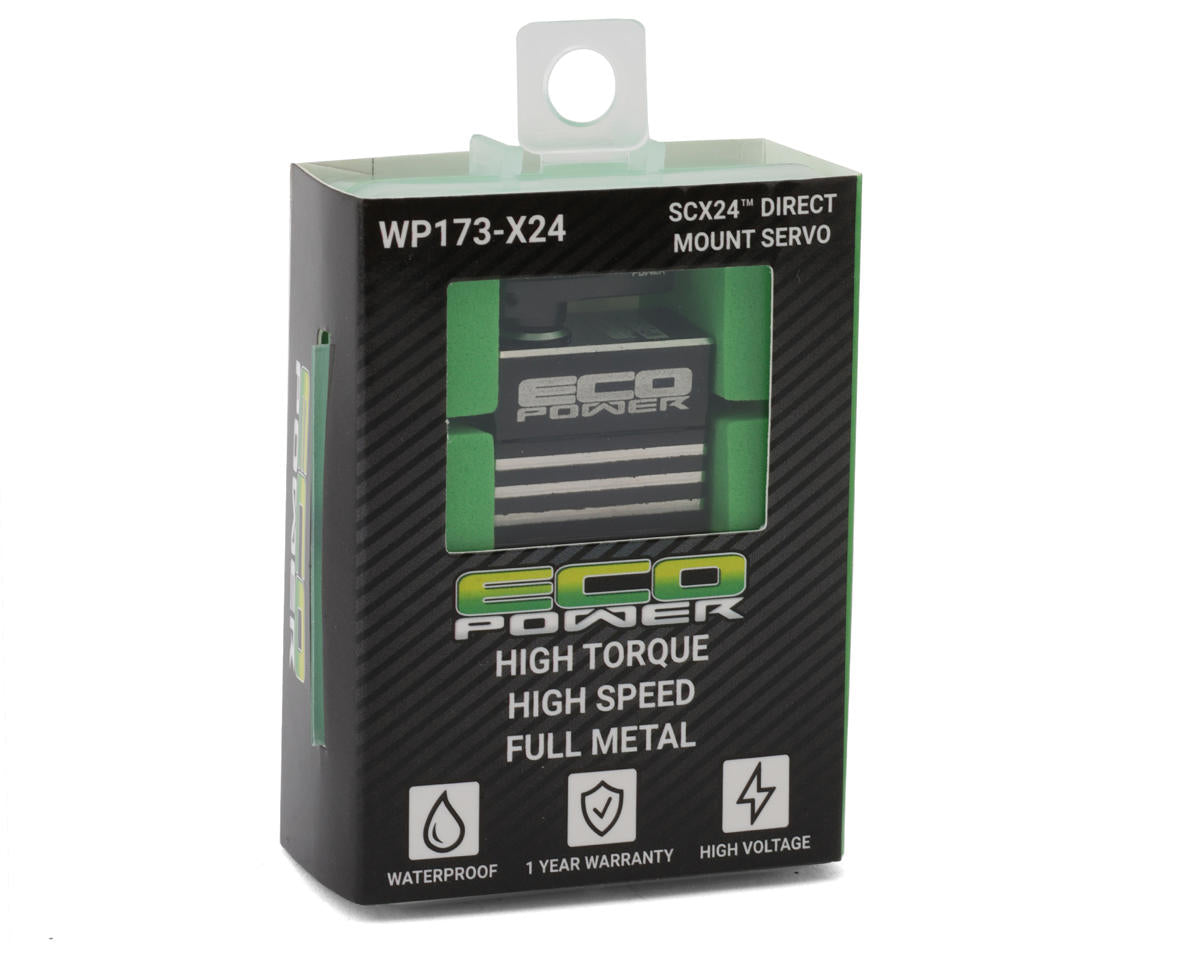 WP173-X24 EcoPower WP173-X24 Aluminum Digital Micro Servo Direct Fit For Axial™ SCX24 (HV) (Waterproof)