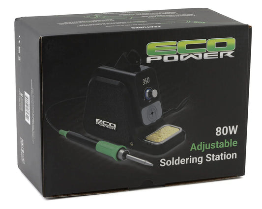 ECP-3202 EcoPower 80W Adjustable Temperature Digital Soldering Station w/Alligator Clip Support Arms