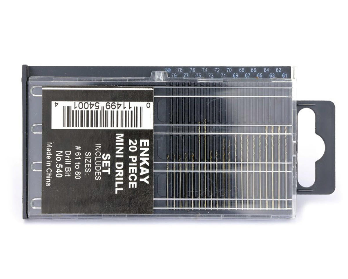 Enkay 20pc 61 to 80 Mini Drill Set - ENK540