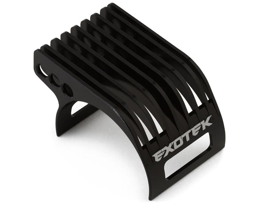 1/10 & 1/12 Pan Car Clip-On Aero Low-Profile Aluminum Motor Heatsink (Black) - 2220