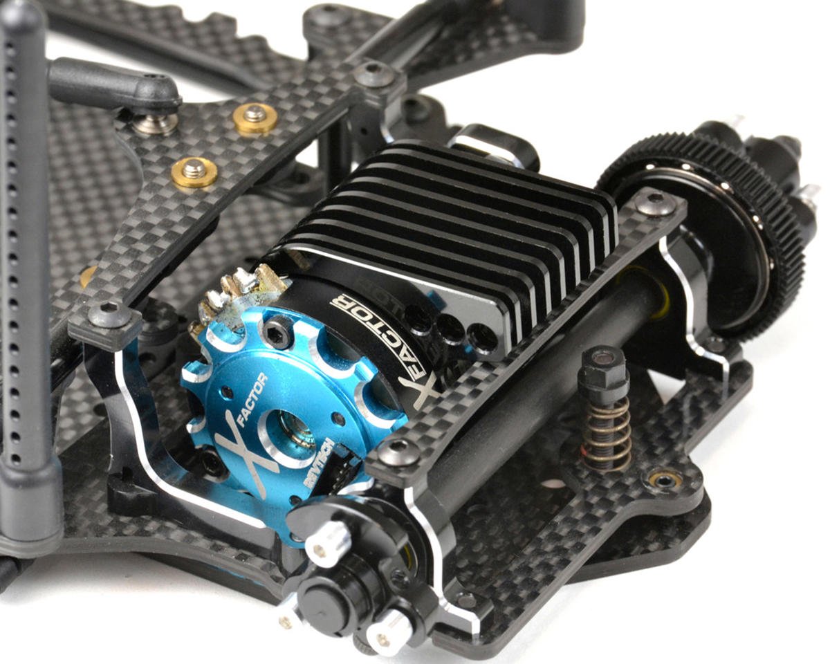 1/10 & 1/12 Pan Car Clip-On Aero Low-Profile Aluminum Motor Heatsink (Black) - 2220