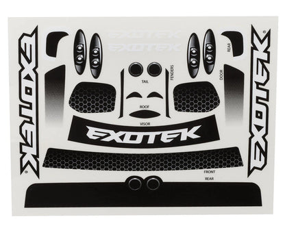 Exotek Pzero R 1/10 USGT Touring Car Body (Clear) (190mm) w/Wing - EXO2288