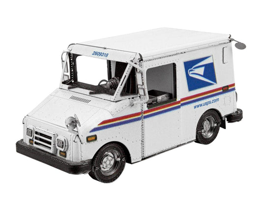 Fascinations Metal Earth USPS LLV Mail Truck 3D Metal Model Kit MMS468