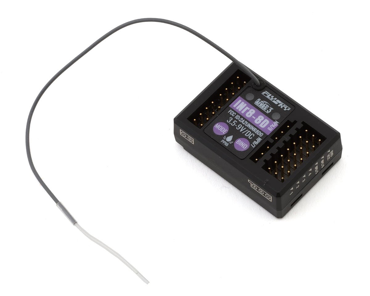 Flysky INr8-8D AFHDS3 8-Channel Receiver w/ light control - INR8-8D