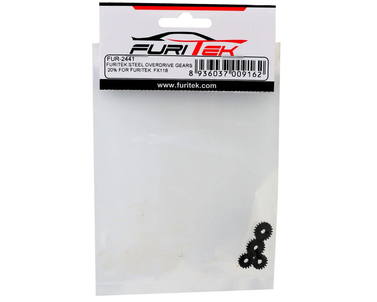 Furitek FX118 Steel Overdrive Portal Gears (20%) - FUR -2441