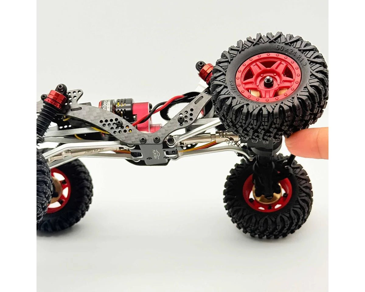 Furitek Terra Comp 1/18 RTR Brushless Micro Rock Crawler (Black Flame) w/Komodo Unity, Micro Tesla DigiBoard & 2.4GHz Radio - FUR-2727