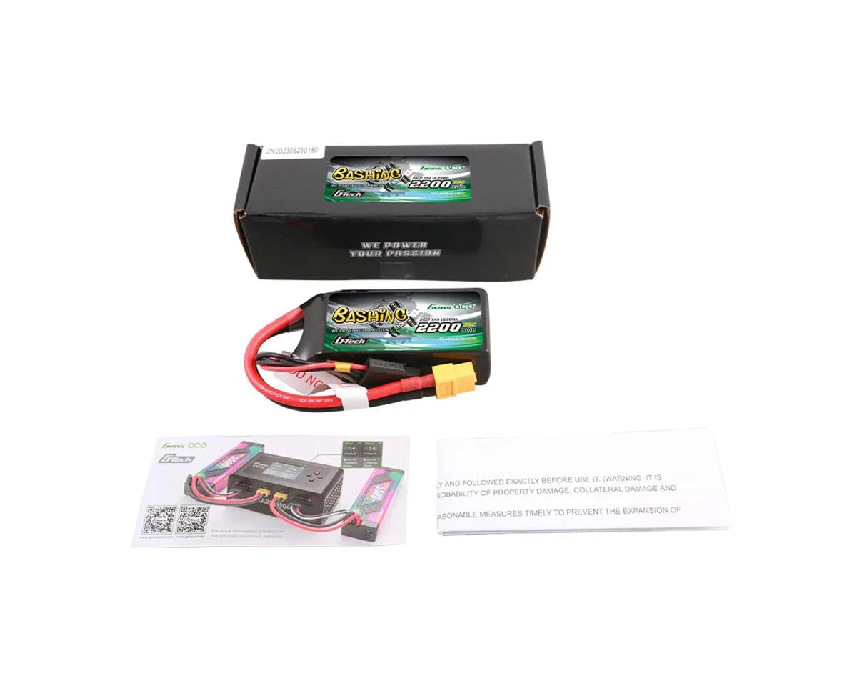 Gens Ace G-Tech Smart 3S Lipo Battery 35C (11.1V/2200mAh) w/XT60 - GEA223S35X6GT