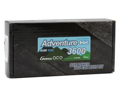 Gens Ace G-Tech Smart 3S LiHV Battery 60C (11.4V/3600mAh) w/Universal Connector - GEA363S60T3GT