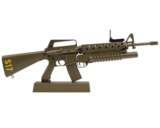 GOA16-Green Goat Guns Miniature 1/3 Scale Die-Cast Vietnam M16A1 Grenadier Model Kit