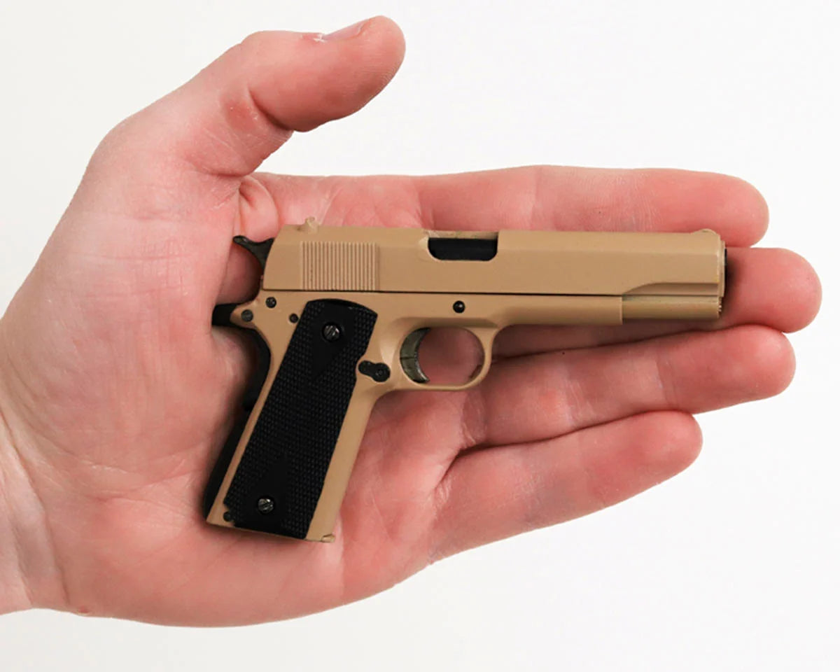 GOA1911-Coyote Goat Guns Miniature 1/2.5 Scale Die-Cast 1911 Model Kit Coyote