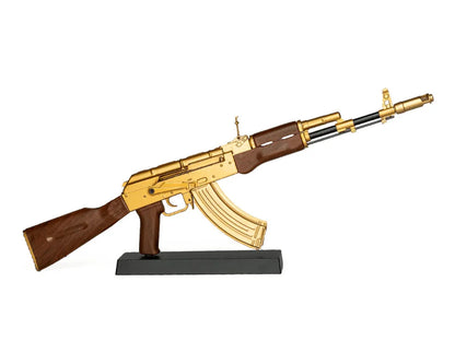 GOAAK-Gold Goat Guns Miniature 1/3 Scale Die-Cast AK47 Model Kit Gold