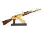 GOAAK-Gold Goat Guns Miniature 1/3 Scale Die-Cast AK47 Model Kit Gold