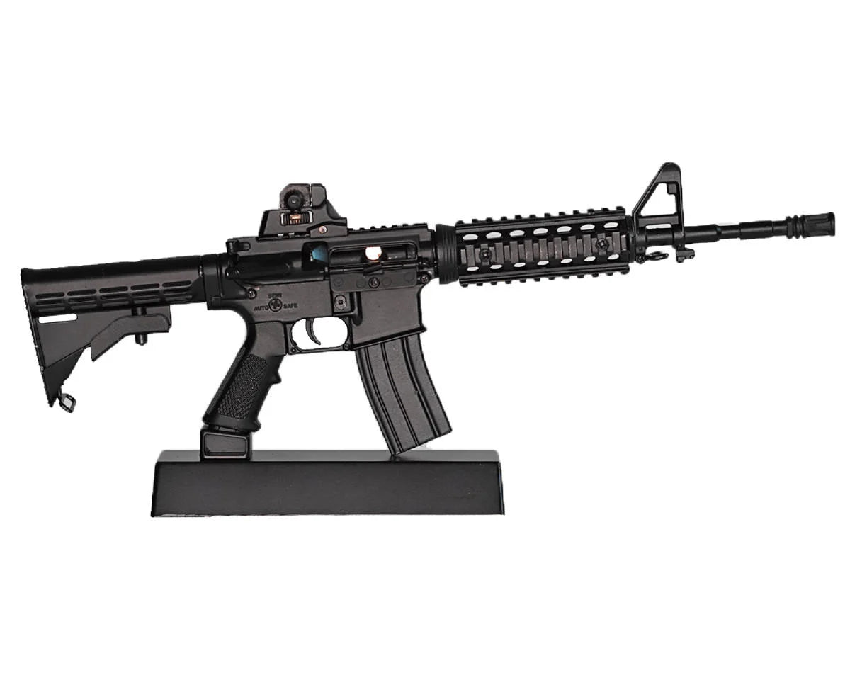GOAAR-Black Goat Guns Miniature 1/3 Scale Die-Cast AR15 Model Kit Black